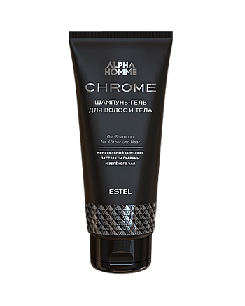 Estel Professional Alpha Homme Chrome - Шампунь-гель для волос и тела 200 мл - hairs-russia.ru